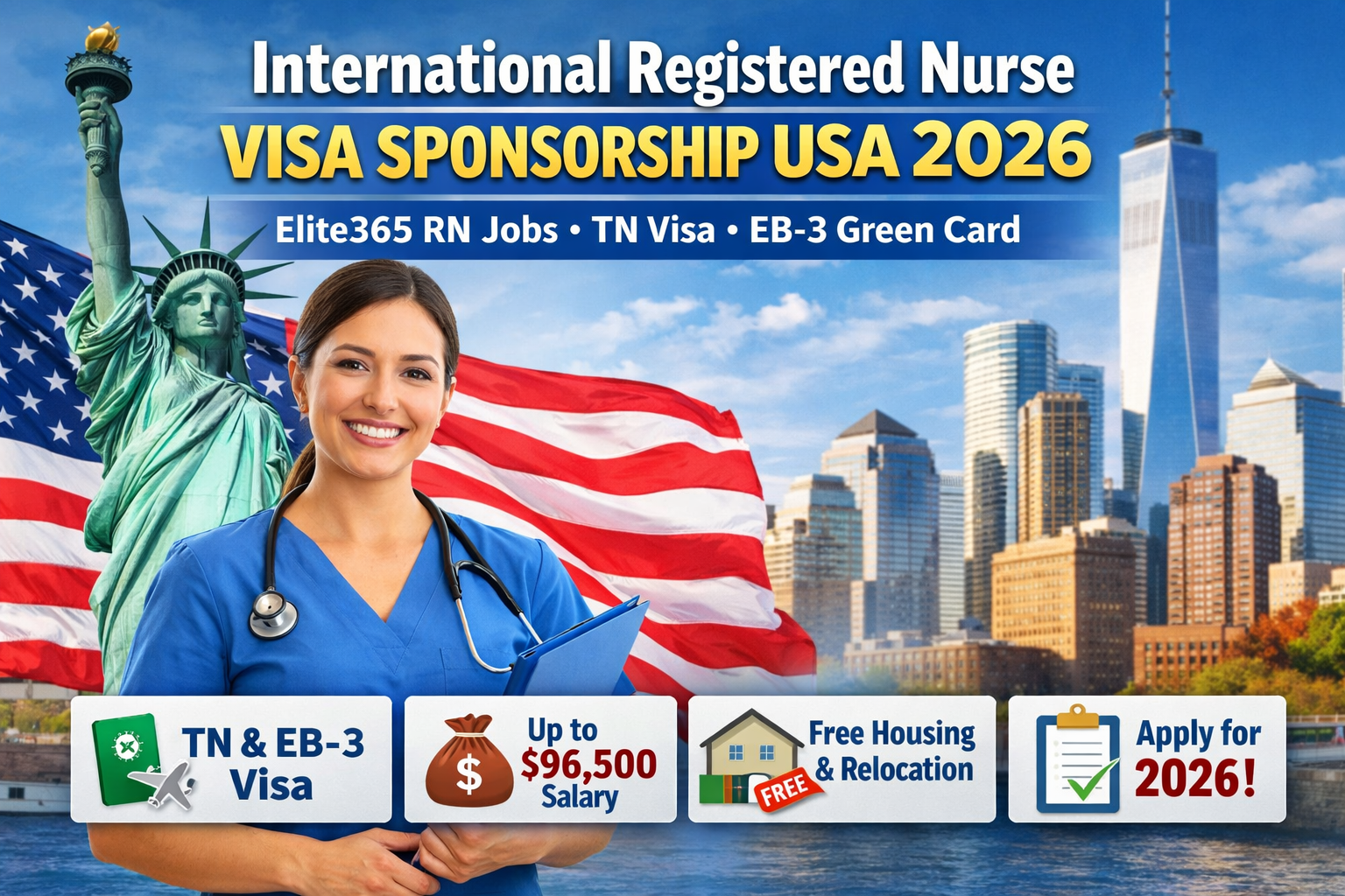 International Registered Nurse Visa Sponsorship USA 2026