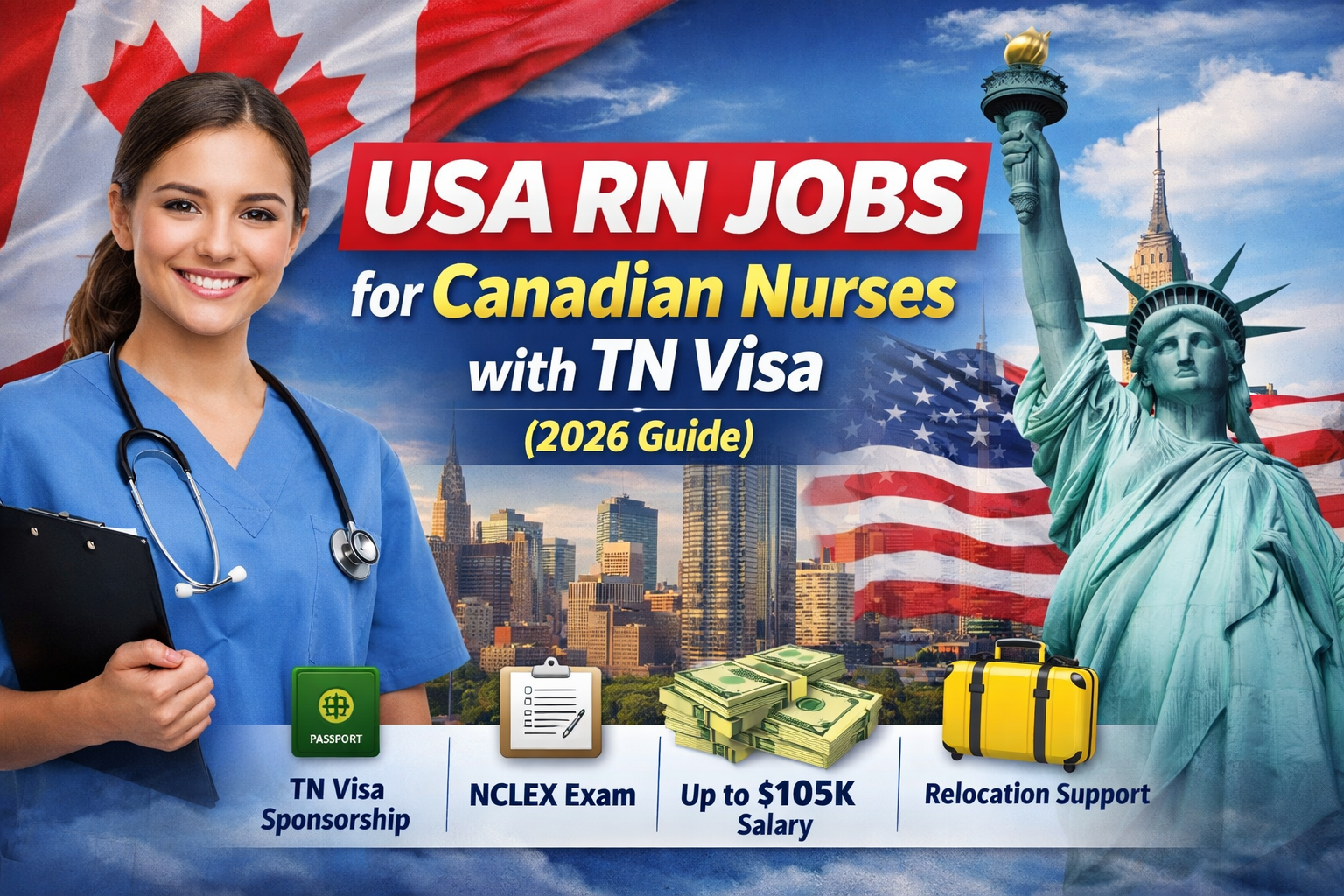 USA RN Jobs for Canadian Nurses with TN Visa