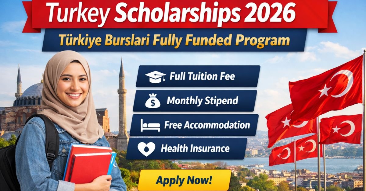 Turkey Scholarships 2026 – Türkiye Burslari Fully Funded Scholarship for International Students